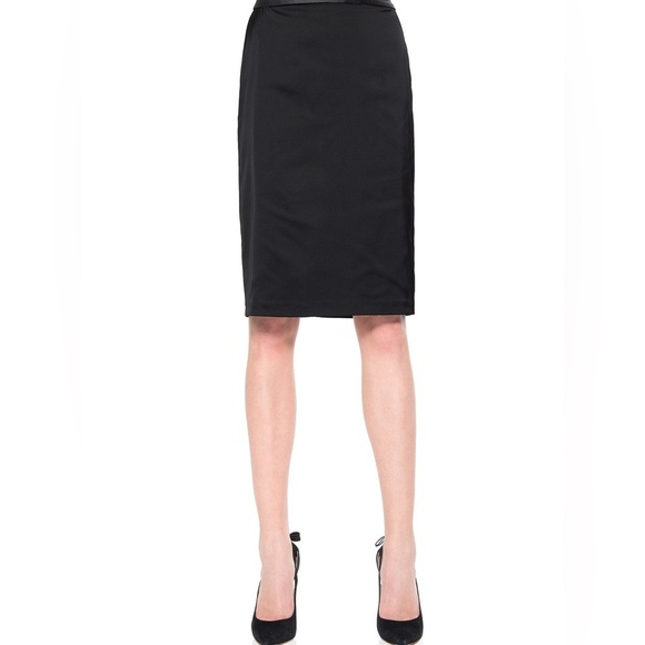 Tadashi Shoji Black Pencil Skirt - Picture 4 of 9